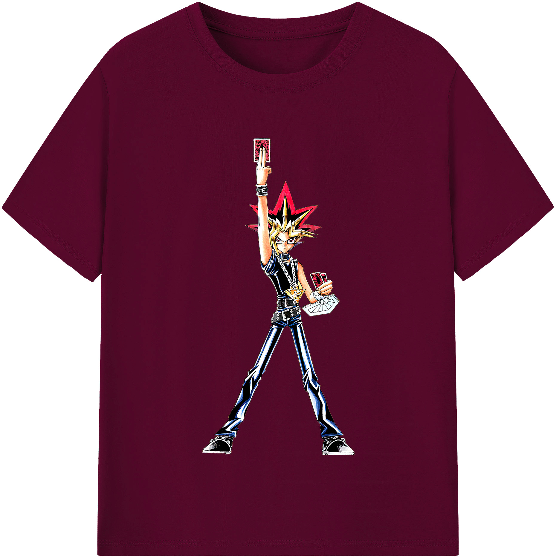 （画像用） 遊☆戯☆王 Yu-Gi-Oh! レディースカジュアルプリントTシャツ（綿100％）